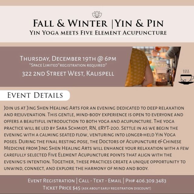 We had an AMAZING time at last night’s YIN & PIN!! 

Early registration is officially open for our December offering —— Thursday, December 19th @ 6pm!! Check out story and grab a ticket while you can!!